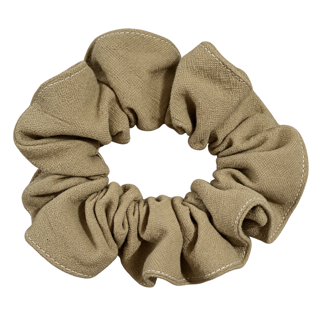 Scrunchie verde oliva, pieza individual de la colección limitada