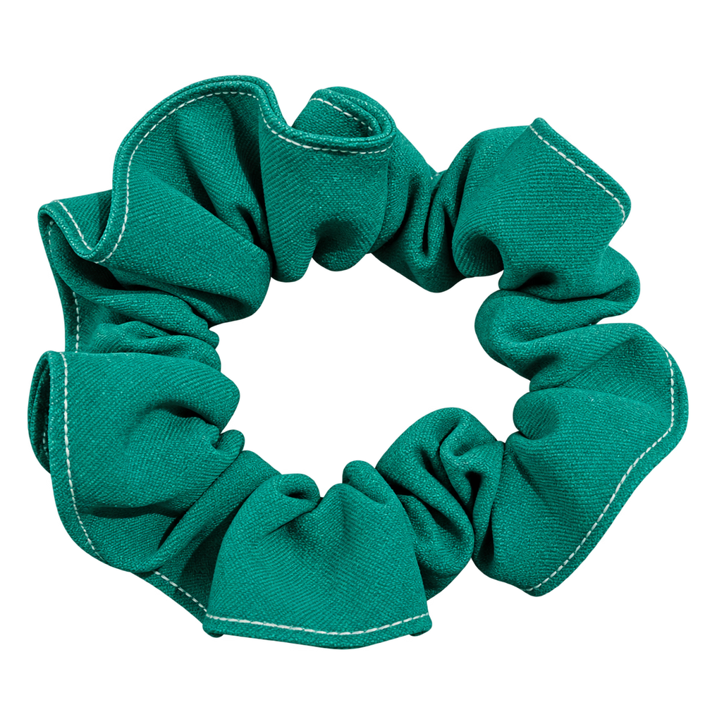 Scrunchie verde esmeralda, pieza individual de la colección limitada
