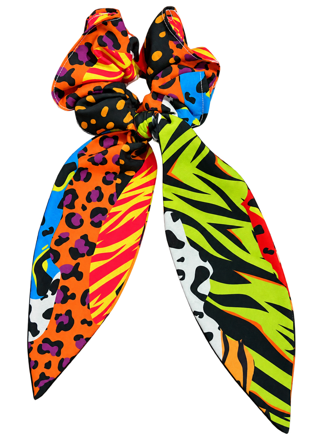 Moña conejo animal print multicolor